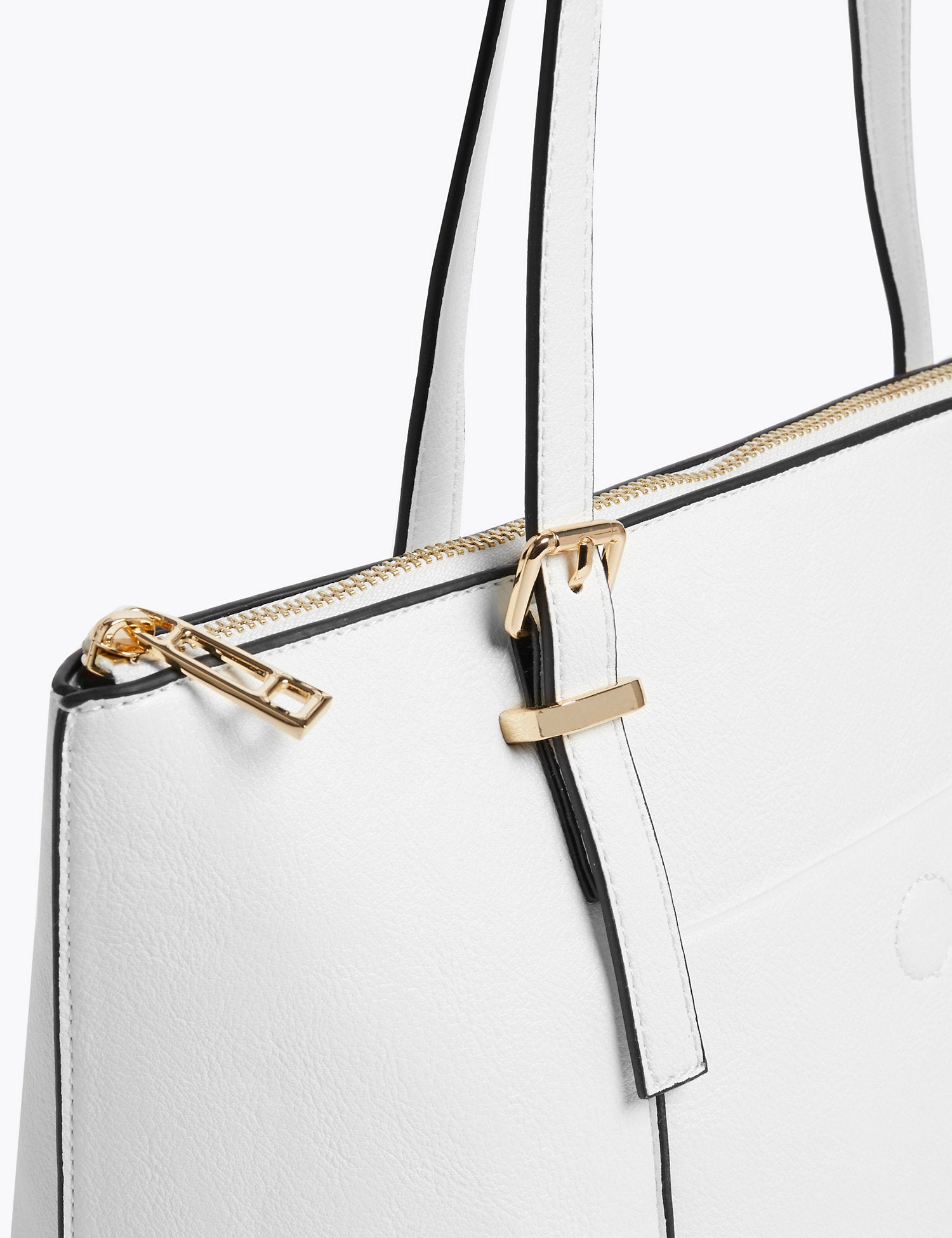 Buckle Detail Tote Bag