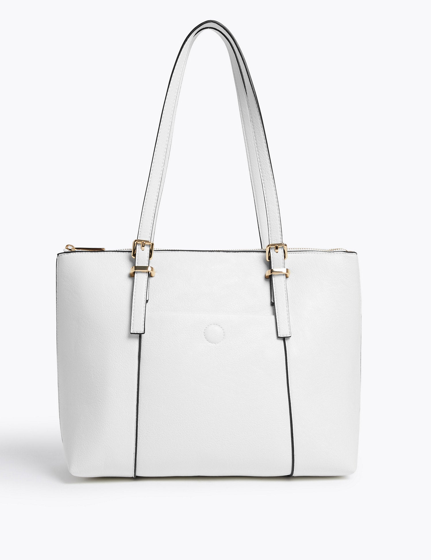 Buckle Detail Tote Bag