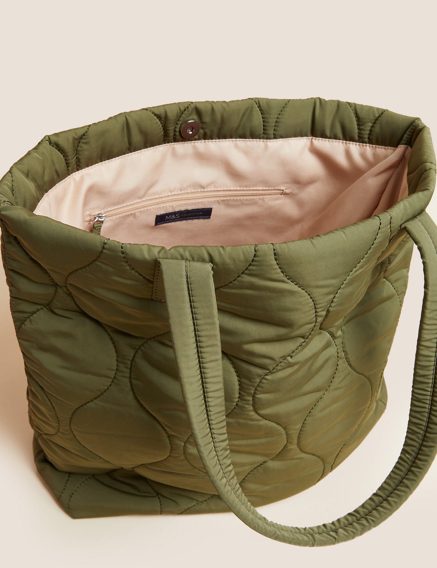 Water Resistant Quilted Tote Bag