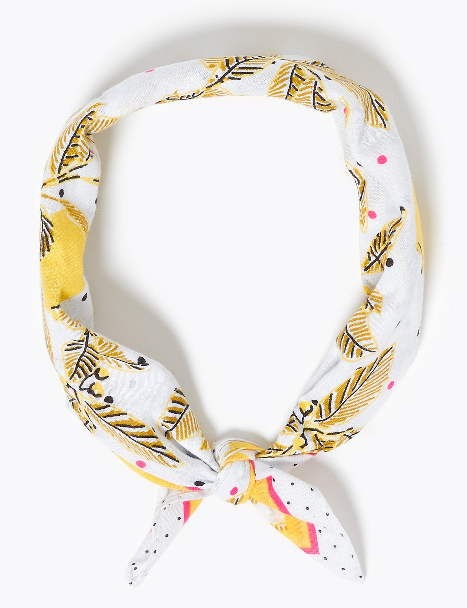 Pure Cotton Lemon Print Bandana