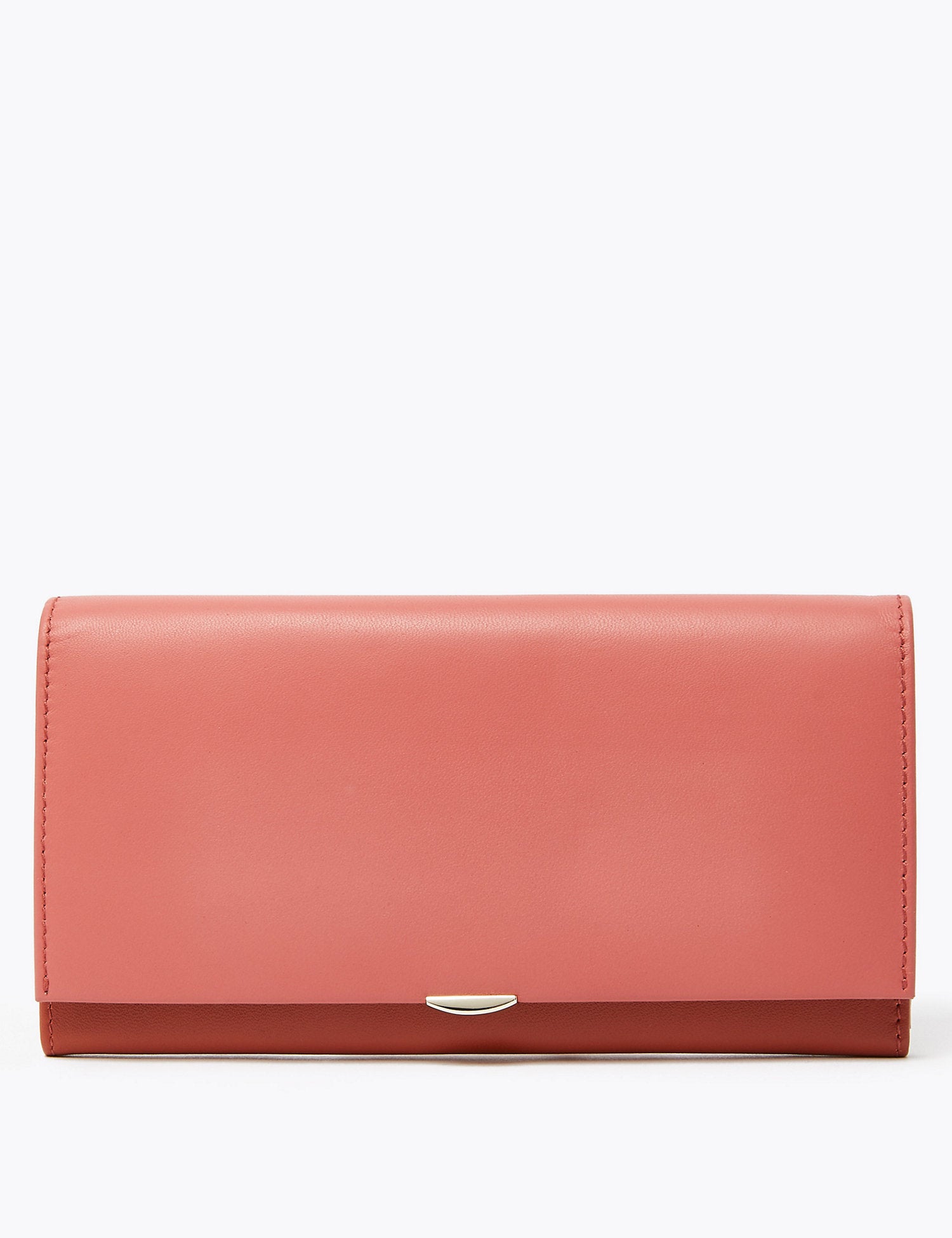 Leather Foldover Purse