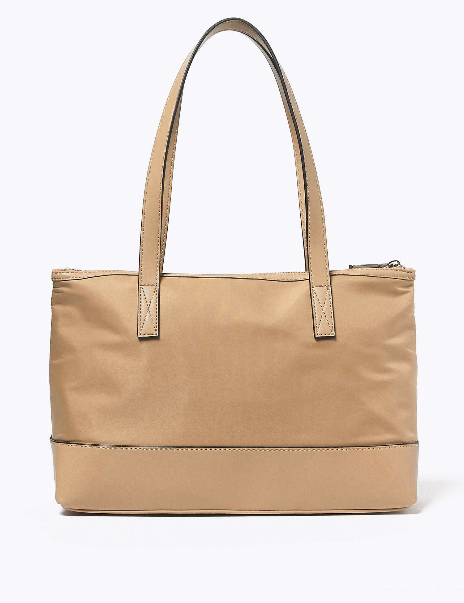 Zipped Detail Tote Bag