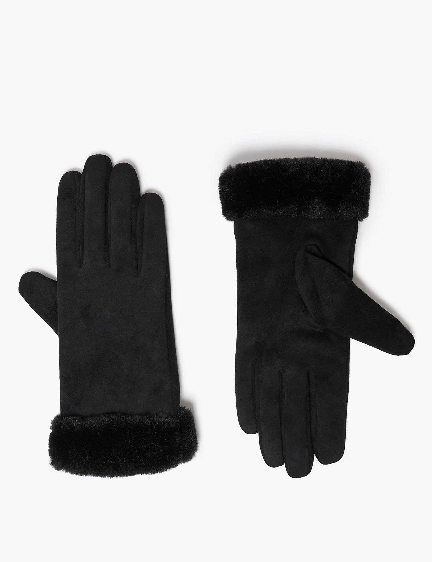 Faux Sheepskin Gloves