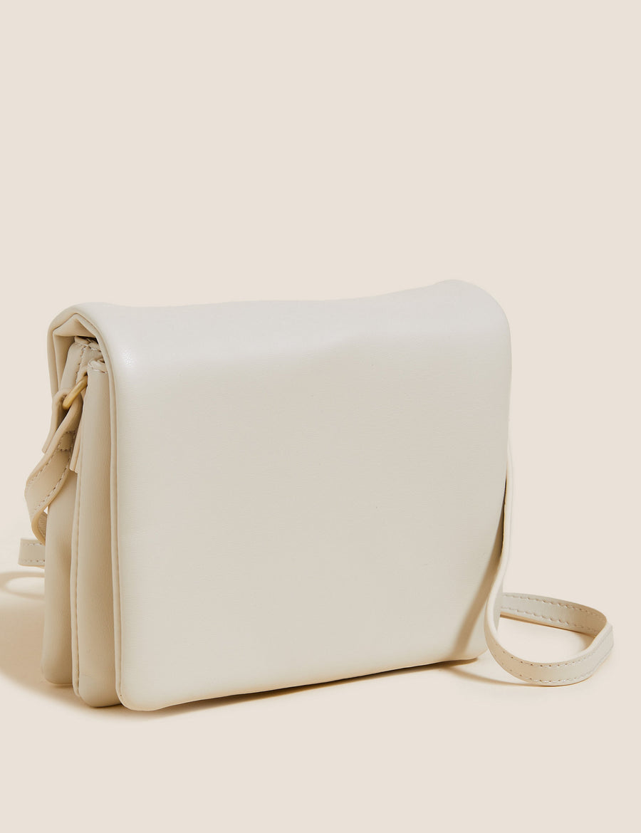 Faux Leather Mini Cross Body Bag