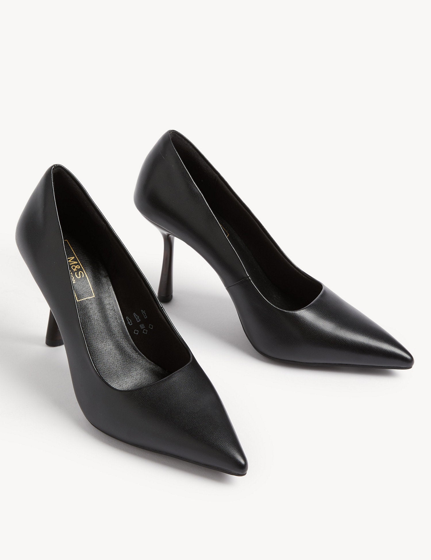 Statement Pointed Court Shoes - Main Image