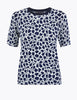 Crew Neck Fitted Short Sleeve Top