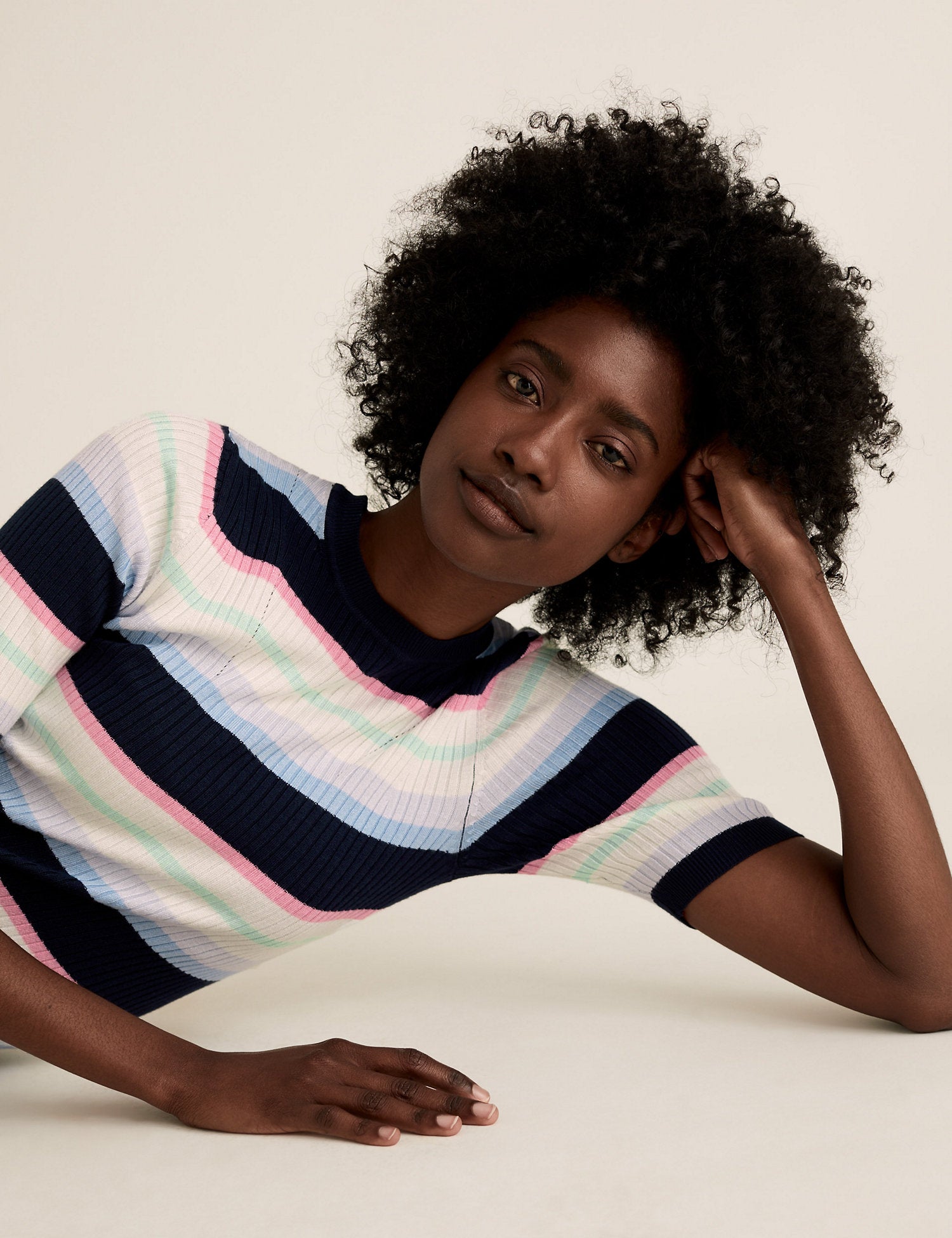 Striped Crew Neck Jumper