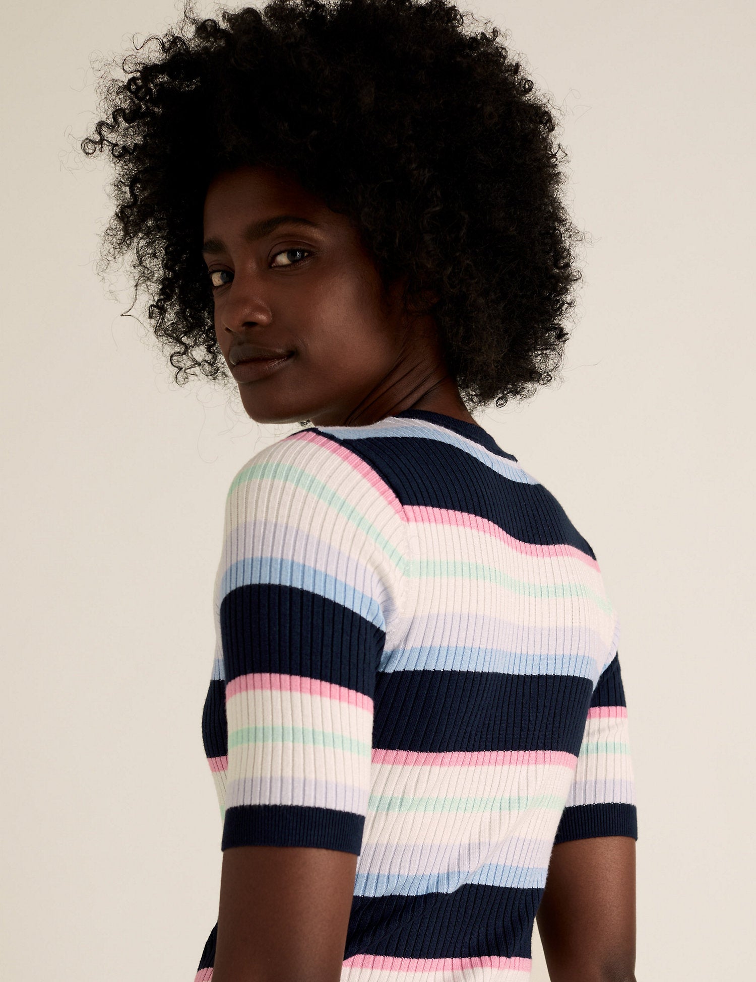 Striped Crew Neck Jumper