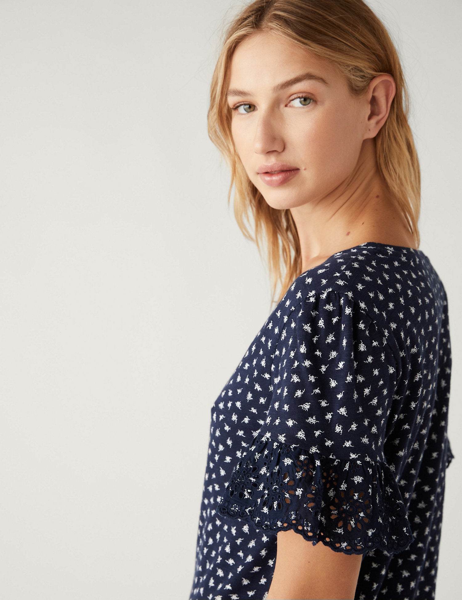 Pure Cotton Printed Top