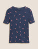 Pure Cotton Printed Half Sleeve Top