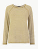 Cotton Rich Striped Regular Fit Top