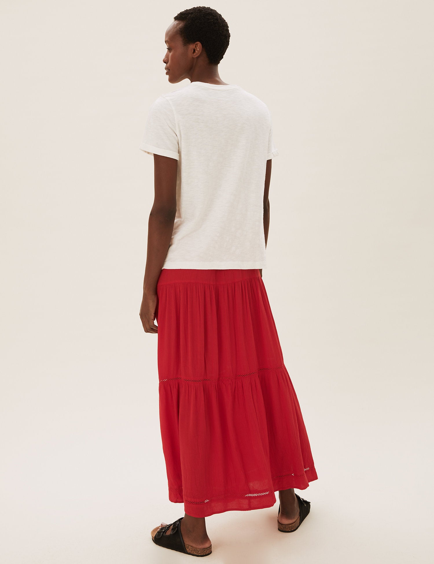 Pure Cotton Crew Neck T-Shirt