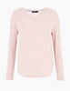 Luxe Touch V Neck Relaxed Long Sleeve Top