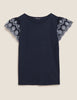 Pure Cotton Embroidered Sleeveless Vest