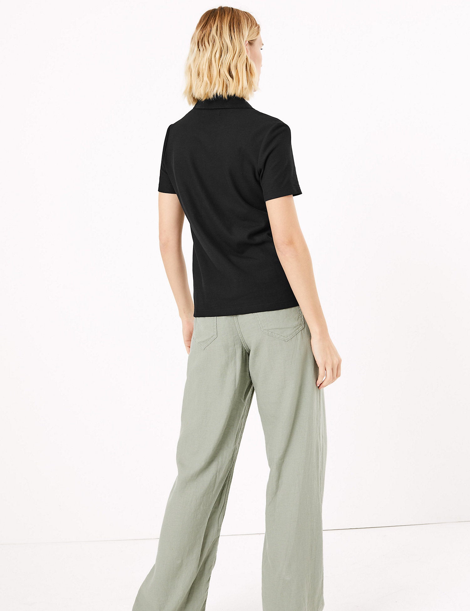 Pure Cotton Polo Shirt