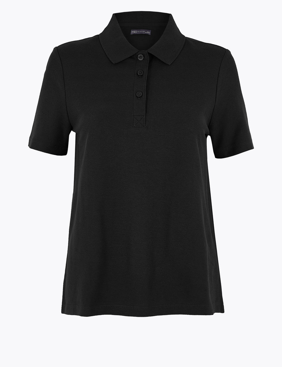 Pure Cotton Polo Shirt