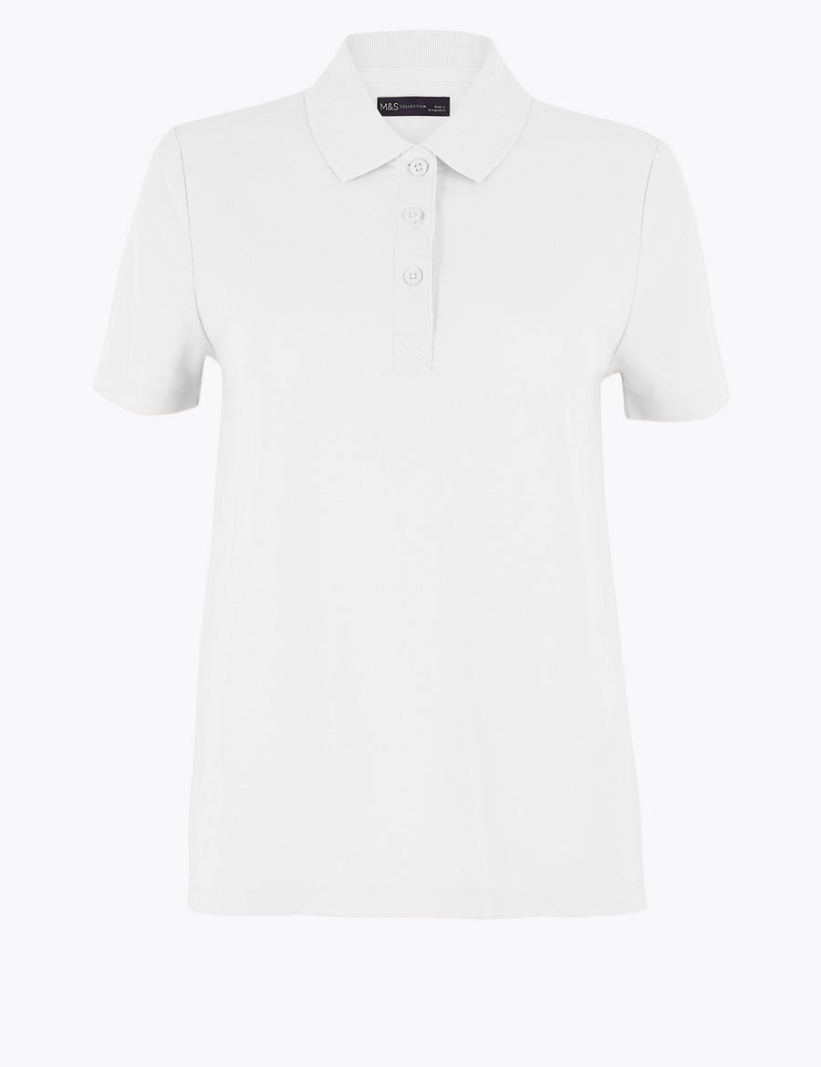 Pure Cotton Polo Shirt