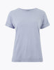 Linen Rich Relaxed Short Sleeve Top