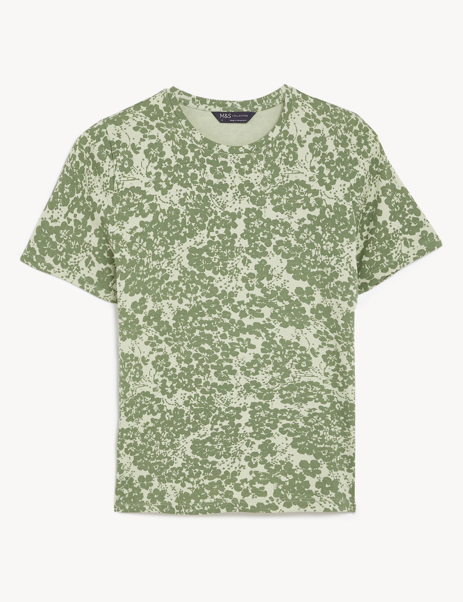 Cotton Rich Printed Slim Fit T-Shirt