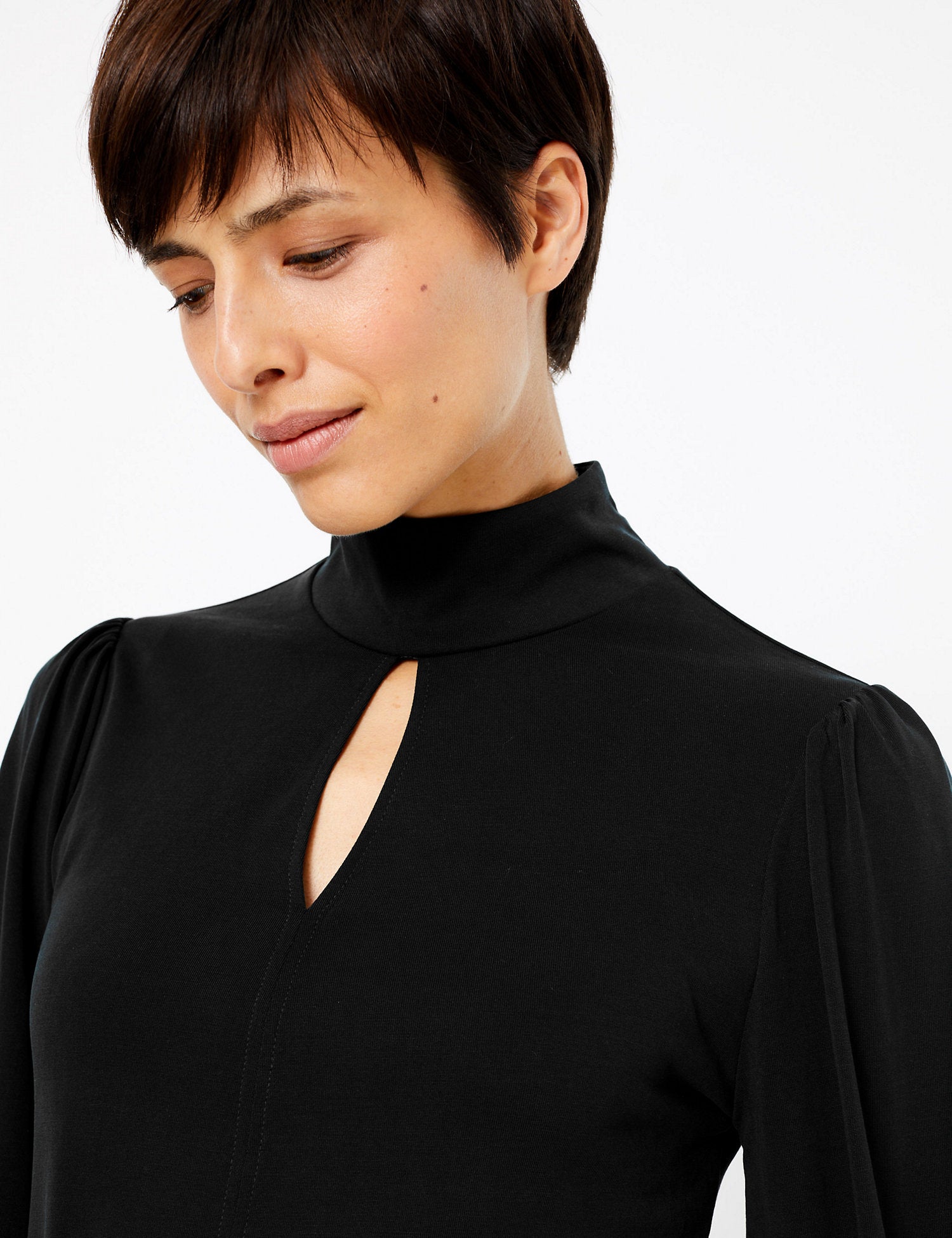 Keyhole Long Sleeve Top