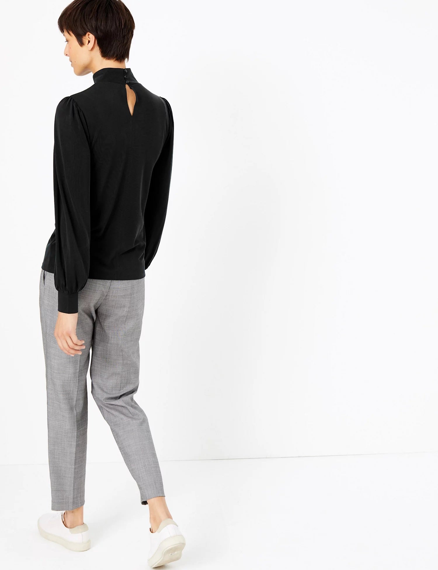 Keyhole Long Sleeve Top