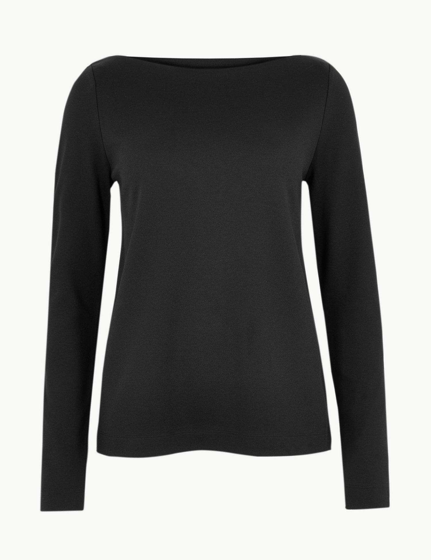 Slash Neck Sweatshirt