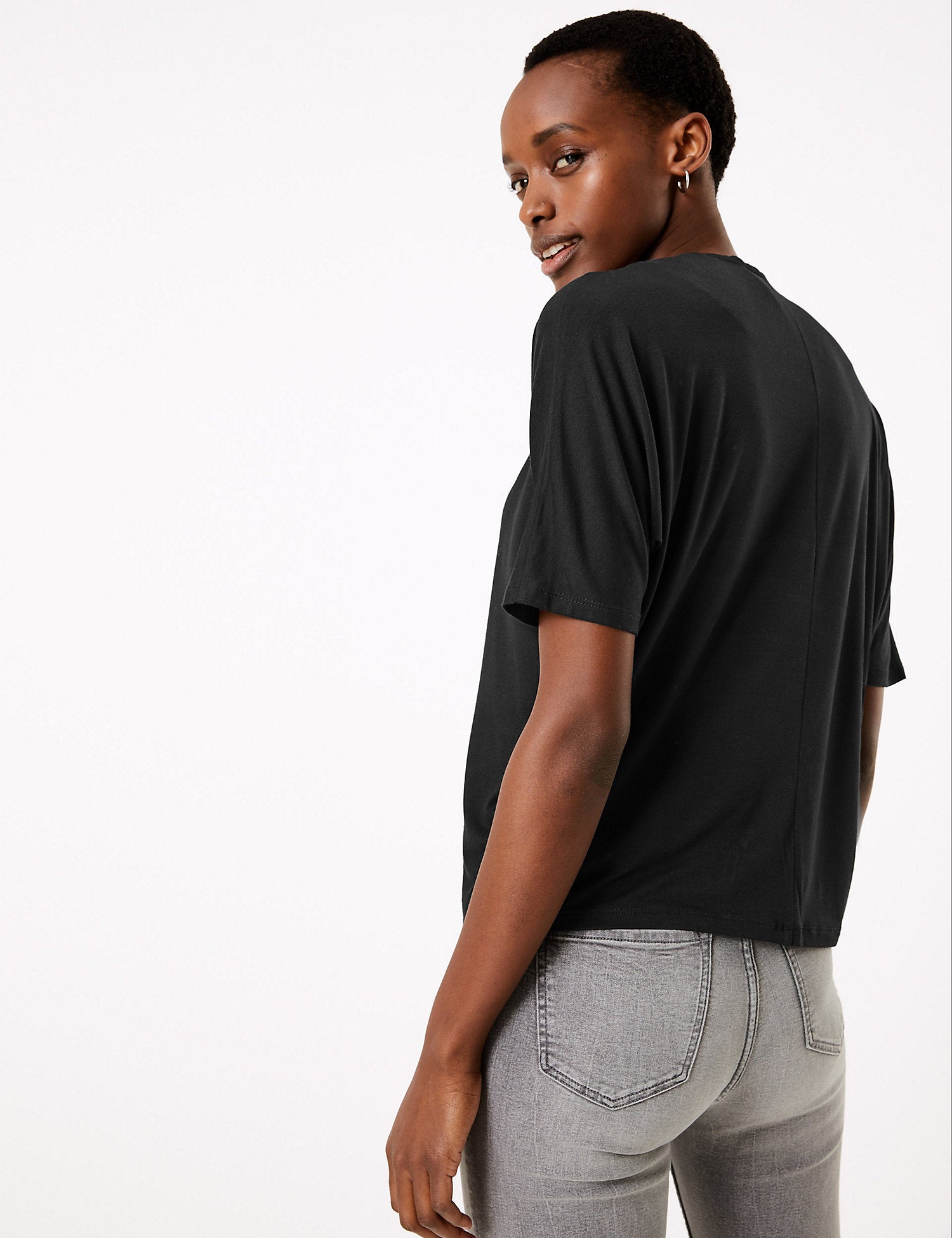Batwing short sleeve top best sale