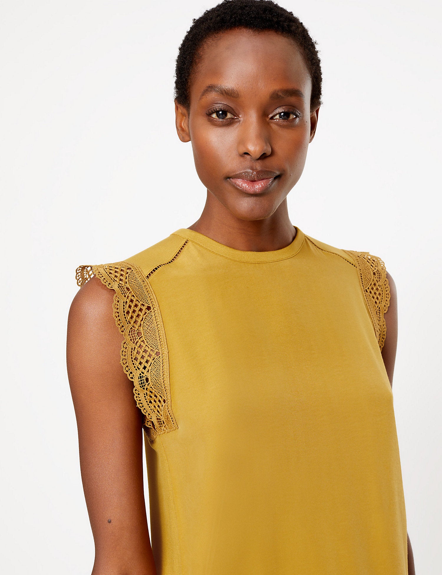 Lace Trim Top