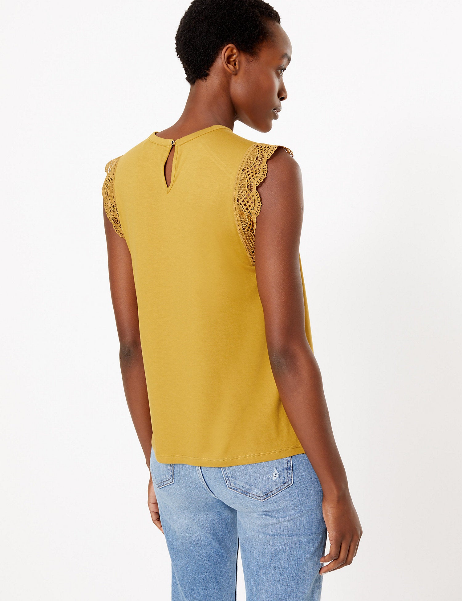 Lace Trim Top