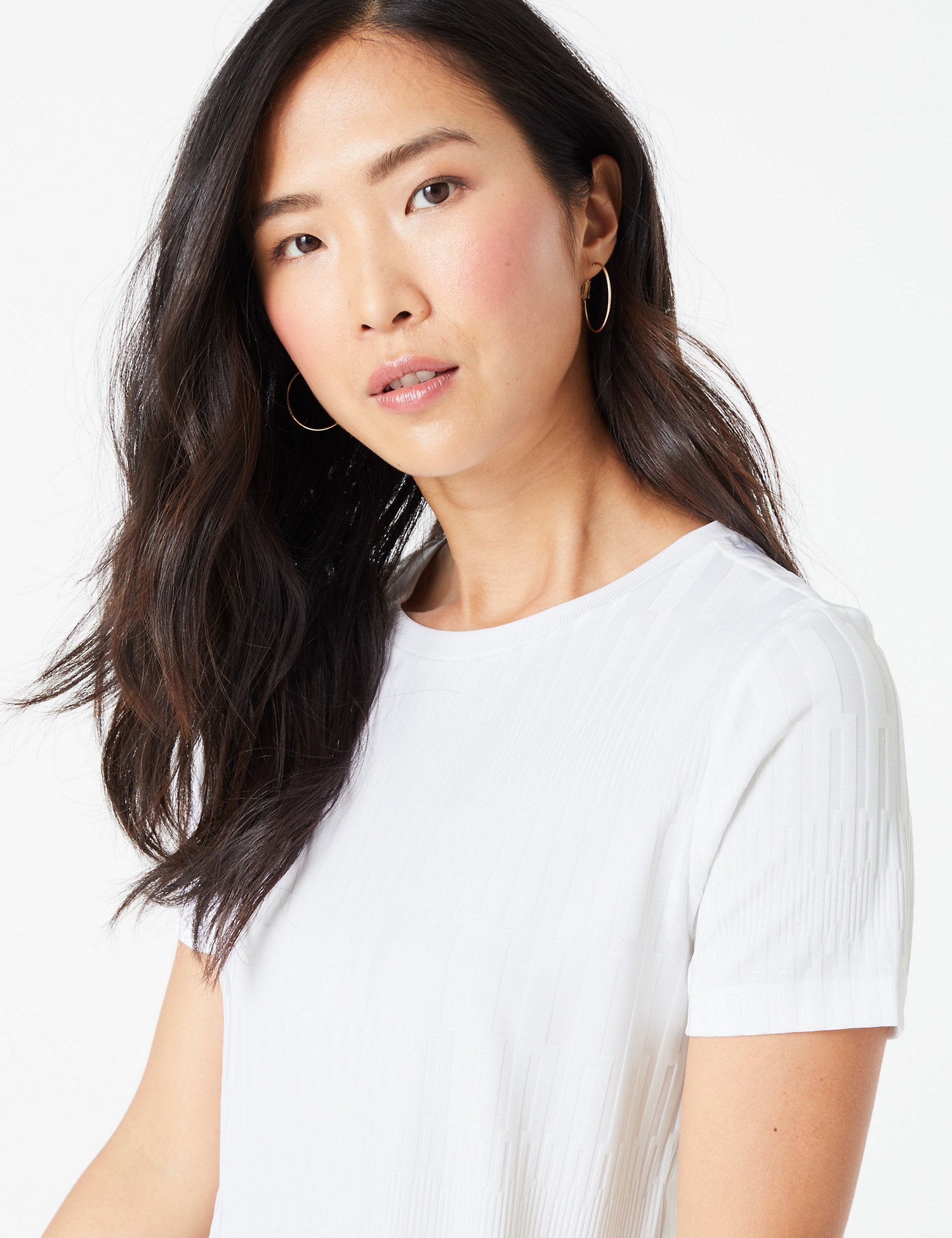 Textured Slim Fit T-Shirt