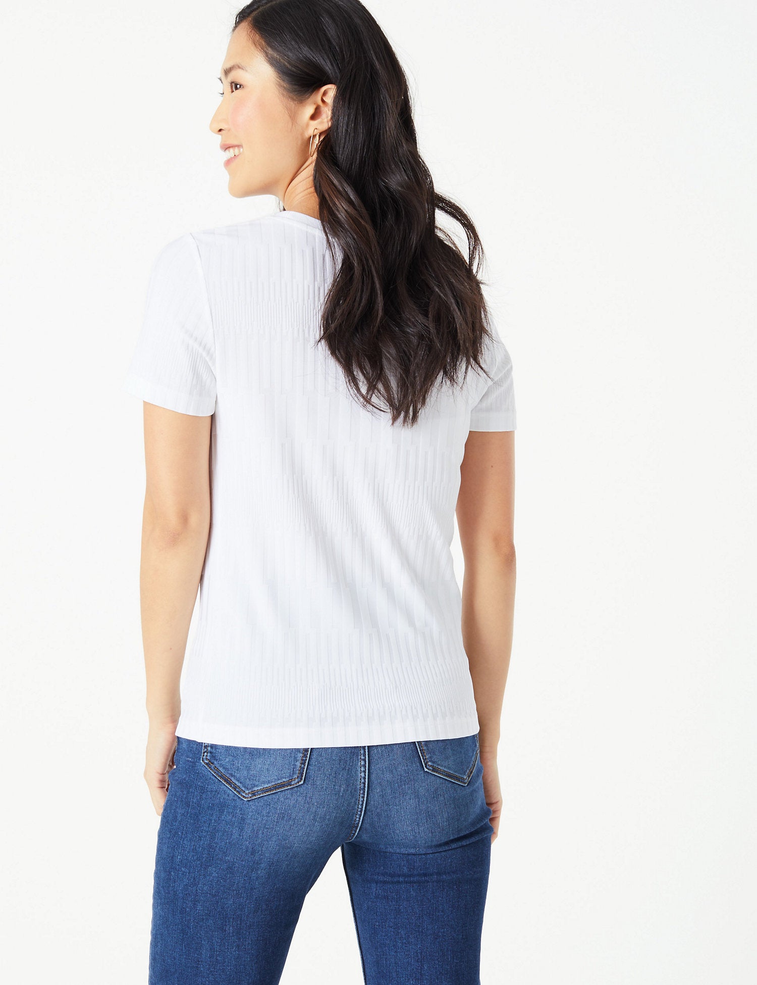 Textured Slim Fit T-Shirt