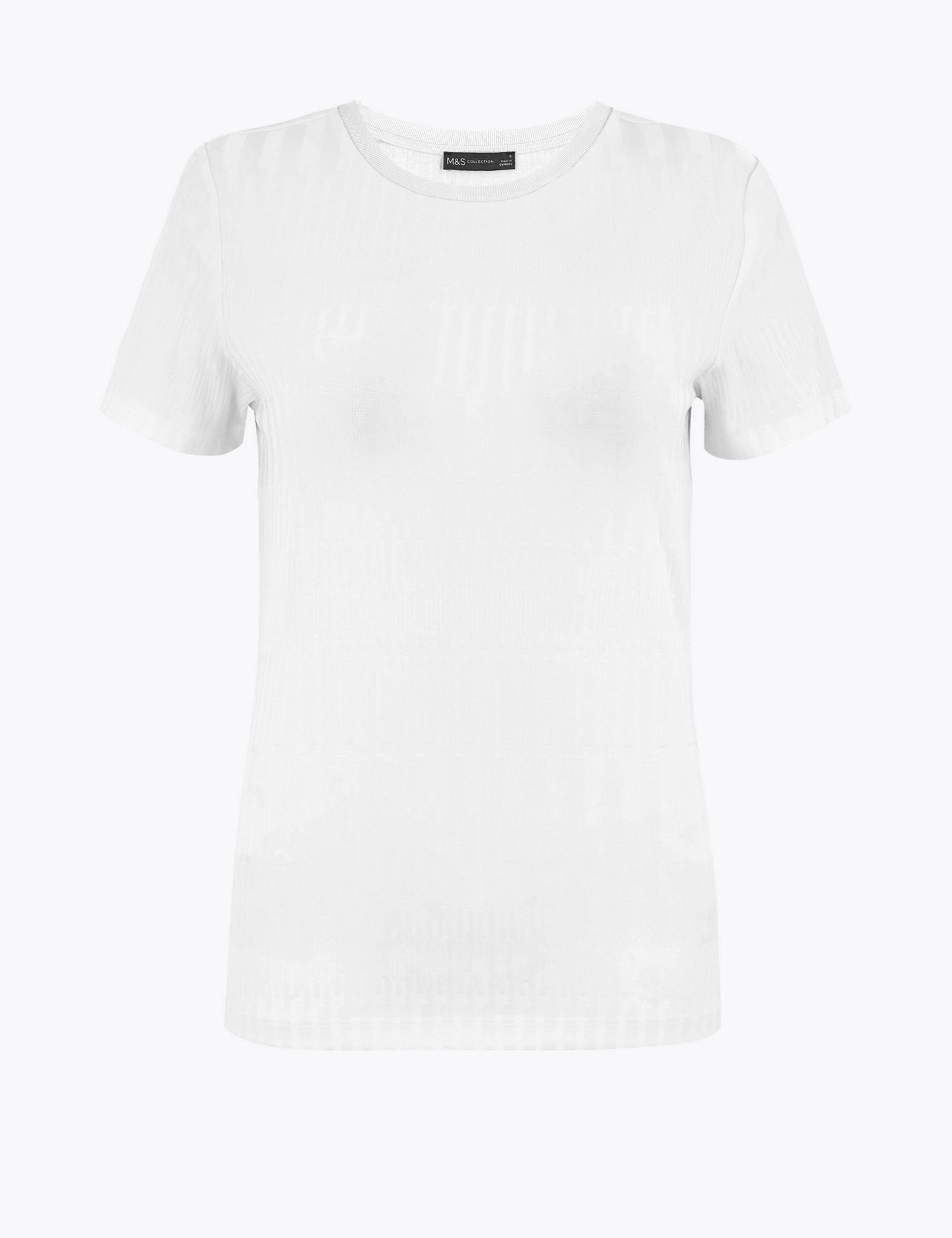 Textured Slim Fit T-Shirt