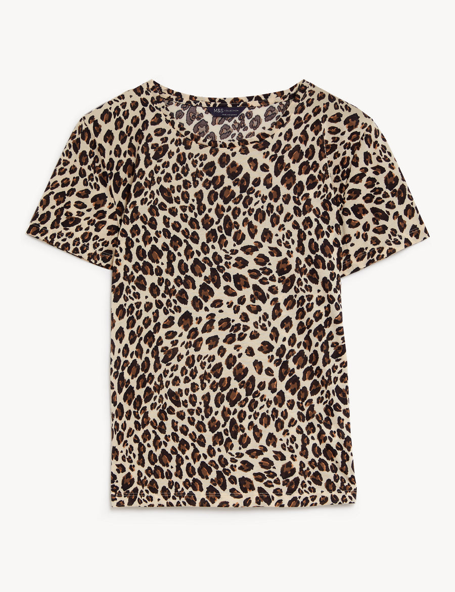 Printed Relaxed Short Sleeve T-Shirt