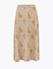 Floral Midi A-Line Skirt