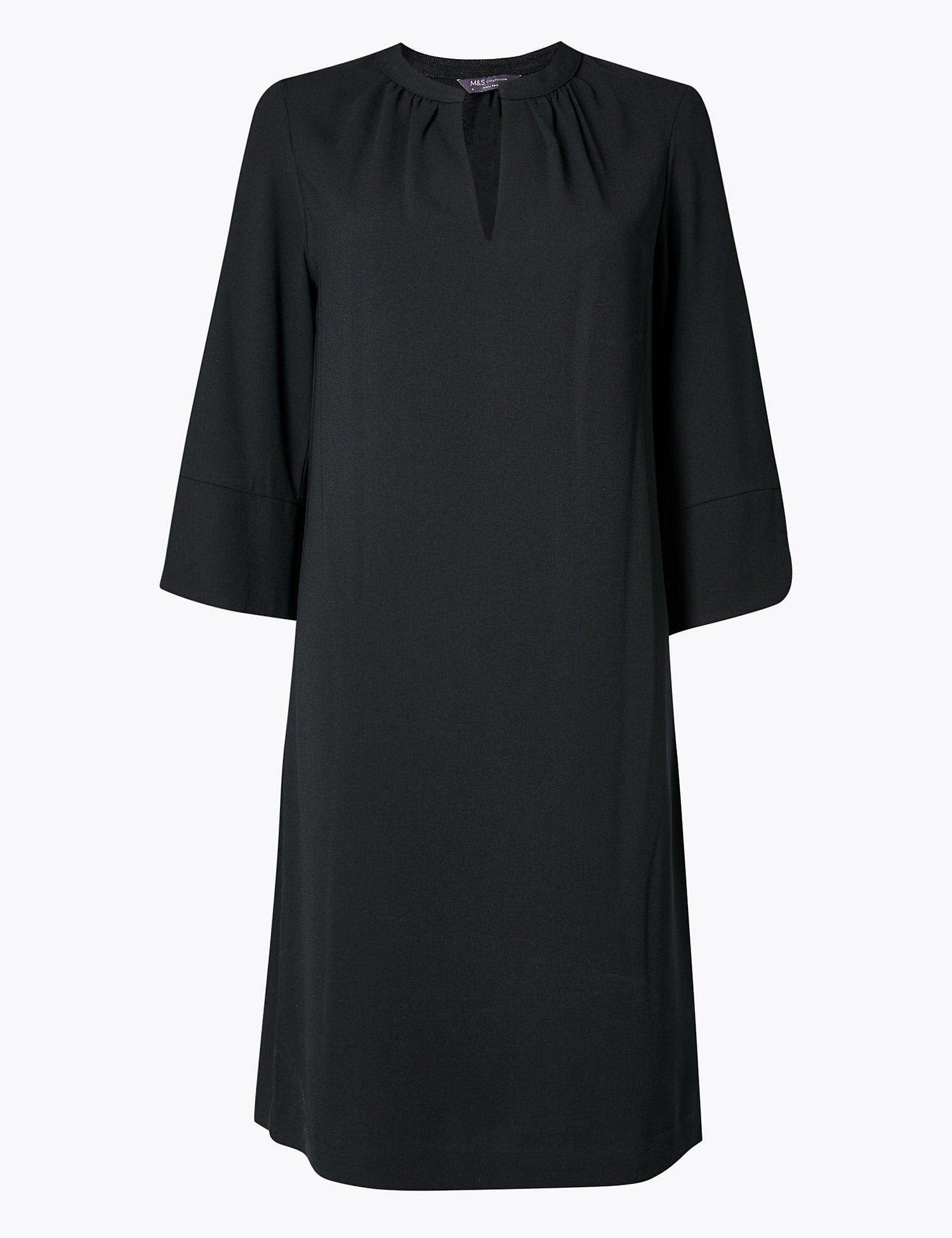 Crepe Shift Dress