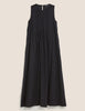Pure Cotton Midaxi Relaxed Dress