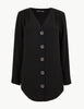 Button Detailed Longline Tunic