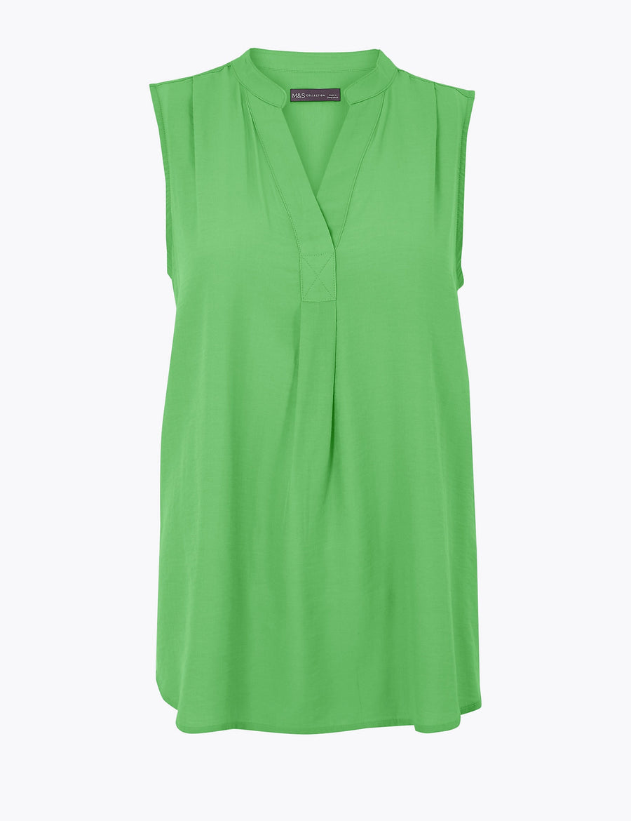 V-Neck Shell Top