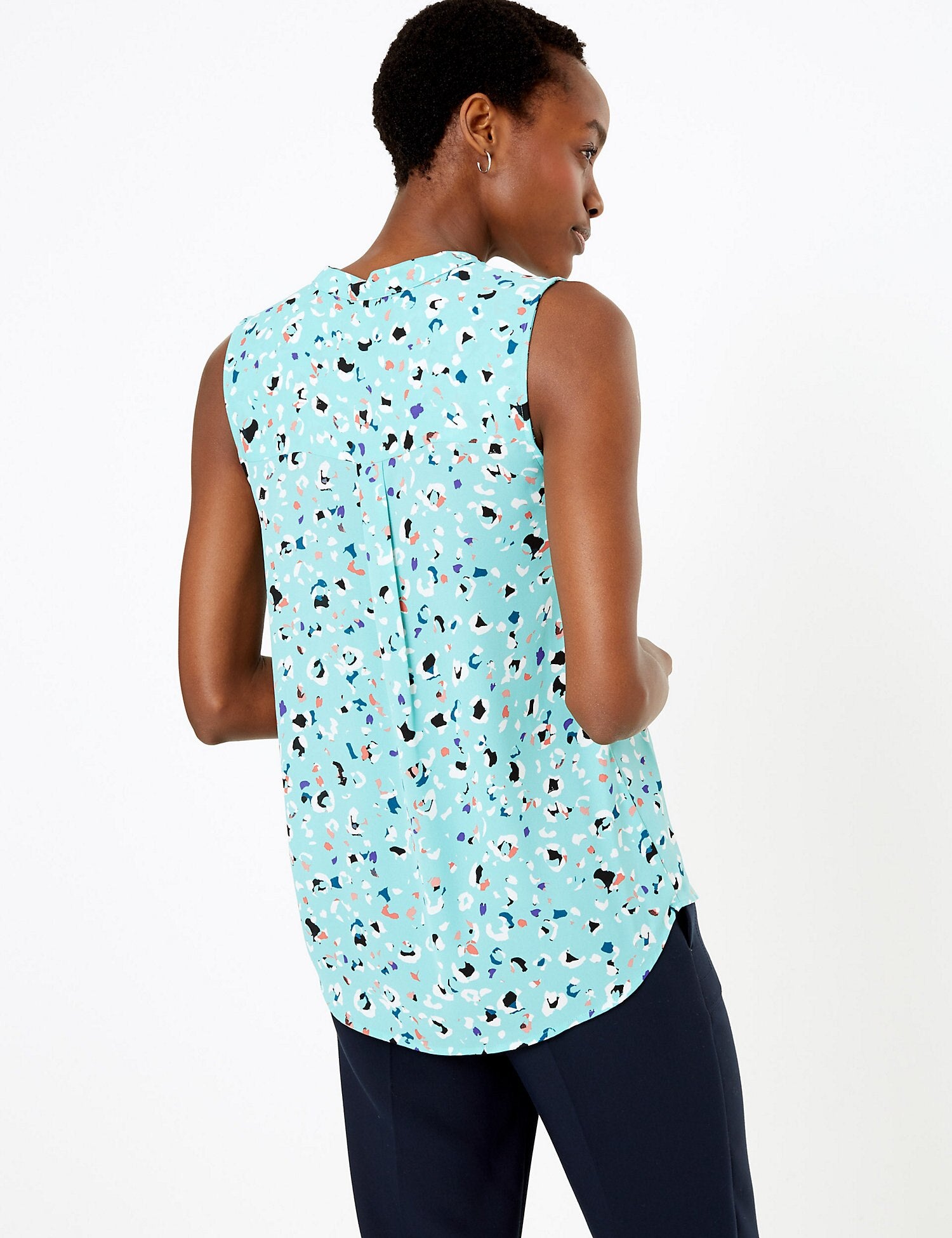 Printed Shell Top