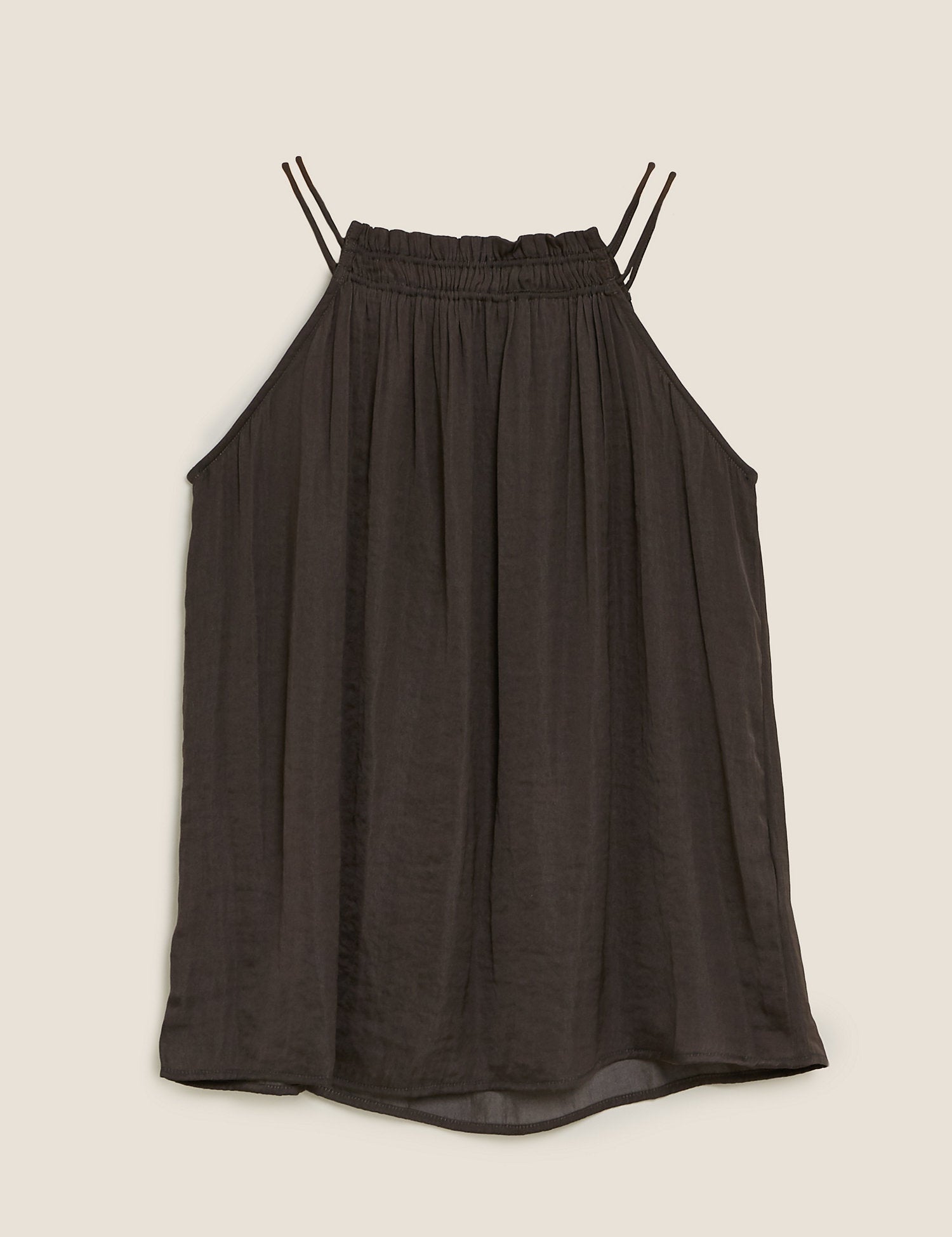 Satin Halter Neck Cami Top