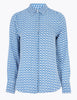 Geometric Print Long Sleeve Shirt