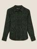 Snake Print Long Sleeve Shirt