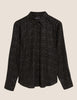 Metallic Spot Long Sleeve Shirt