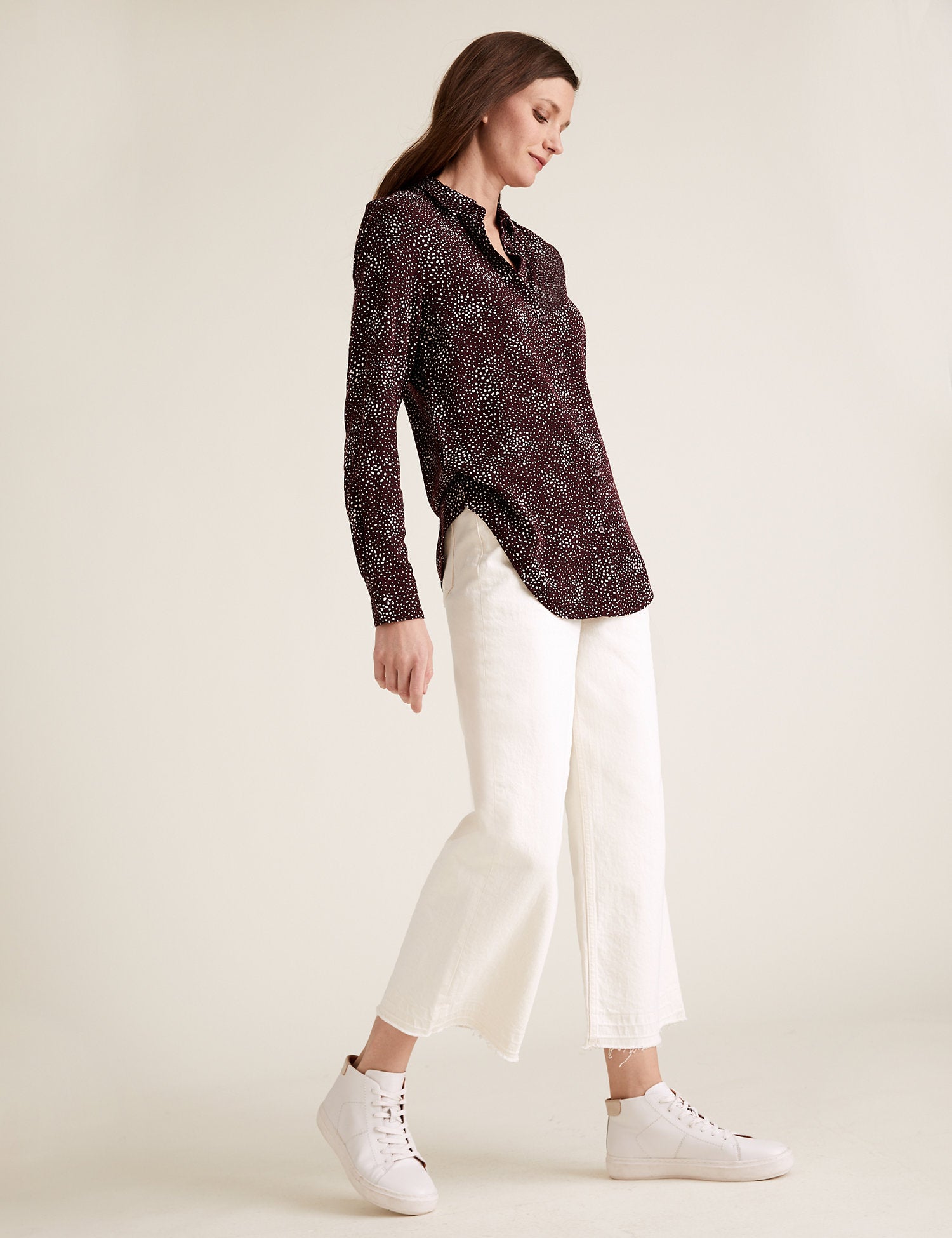 Printed Long Sleeve Shirt