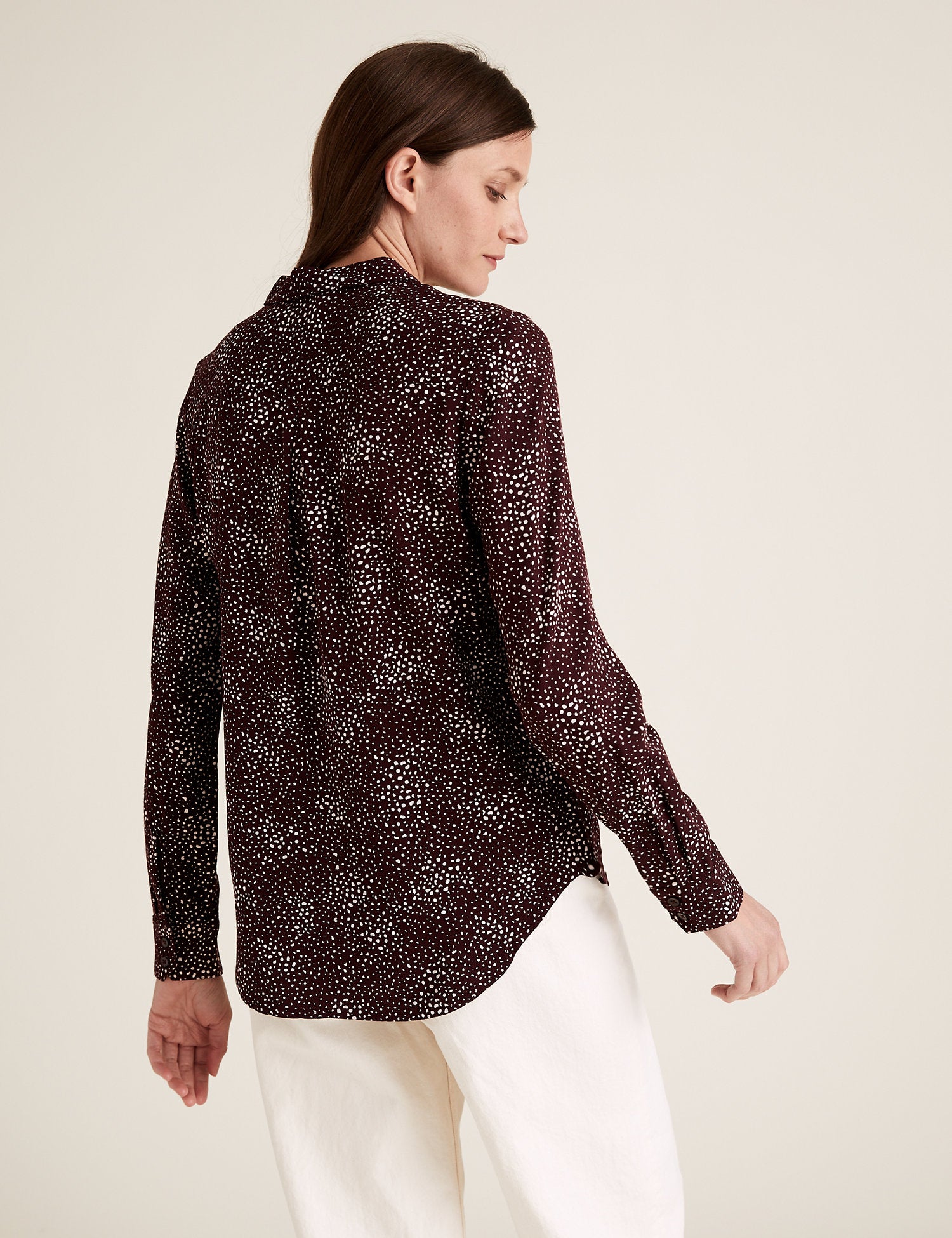 Printed Long Sleeve Shirt