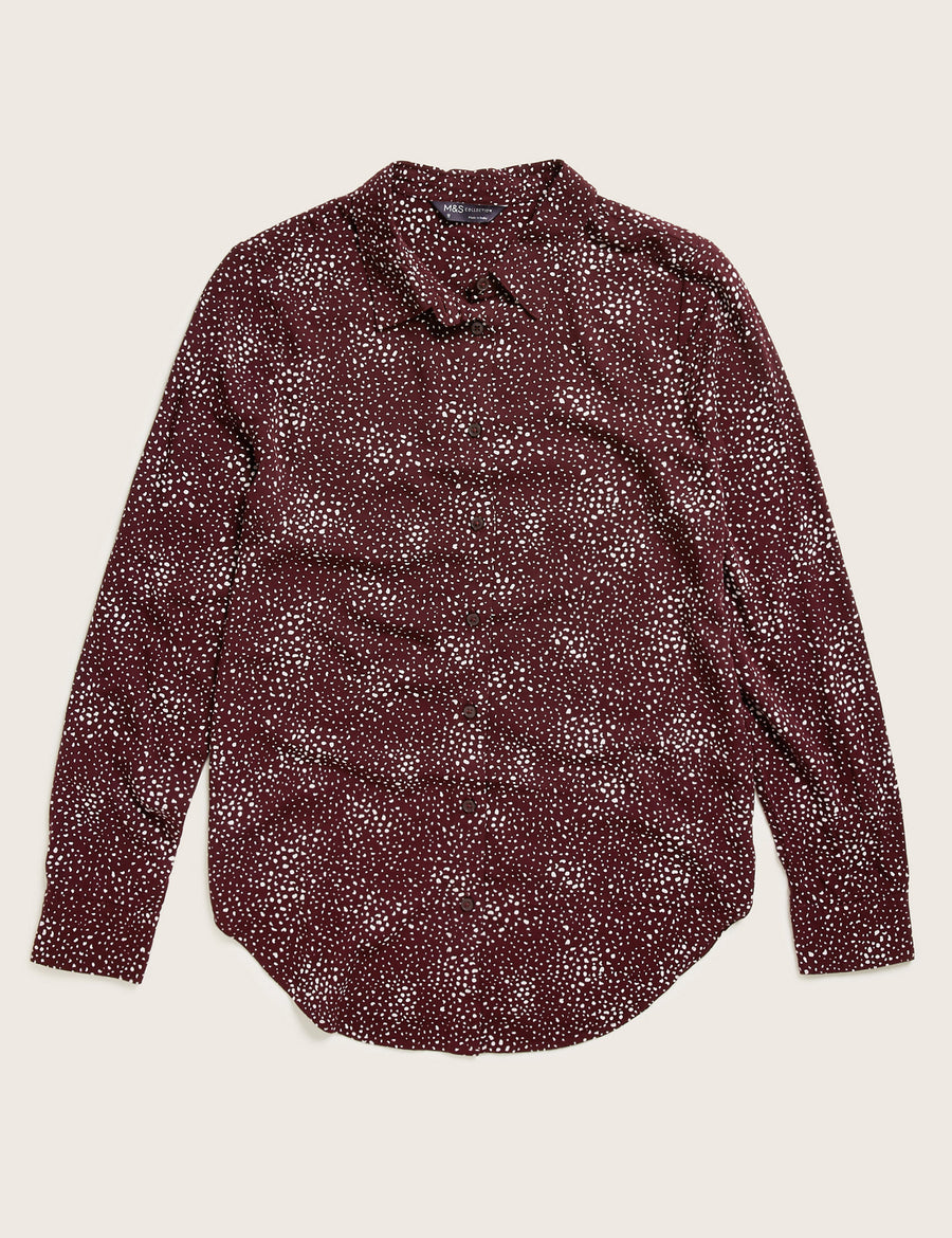 Printed Long Sleeve Shirt