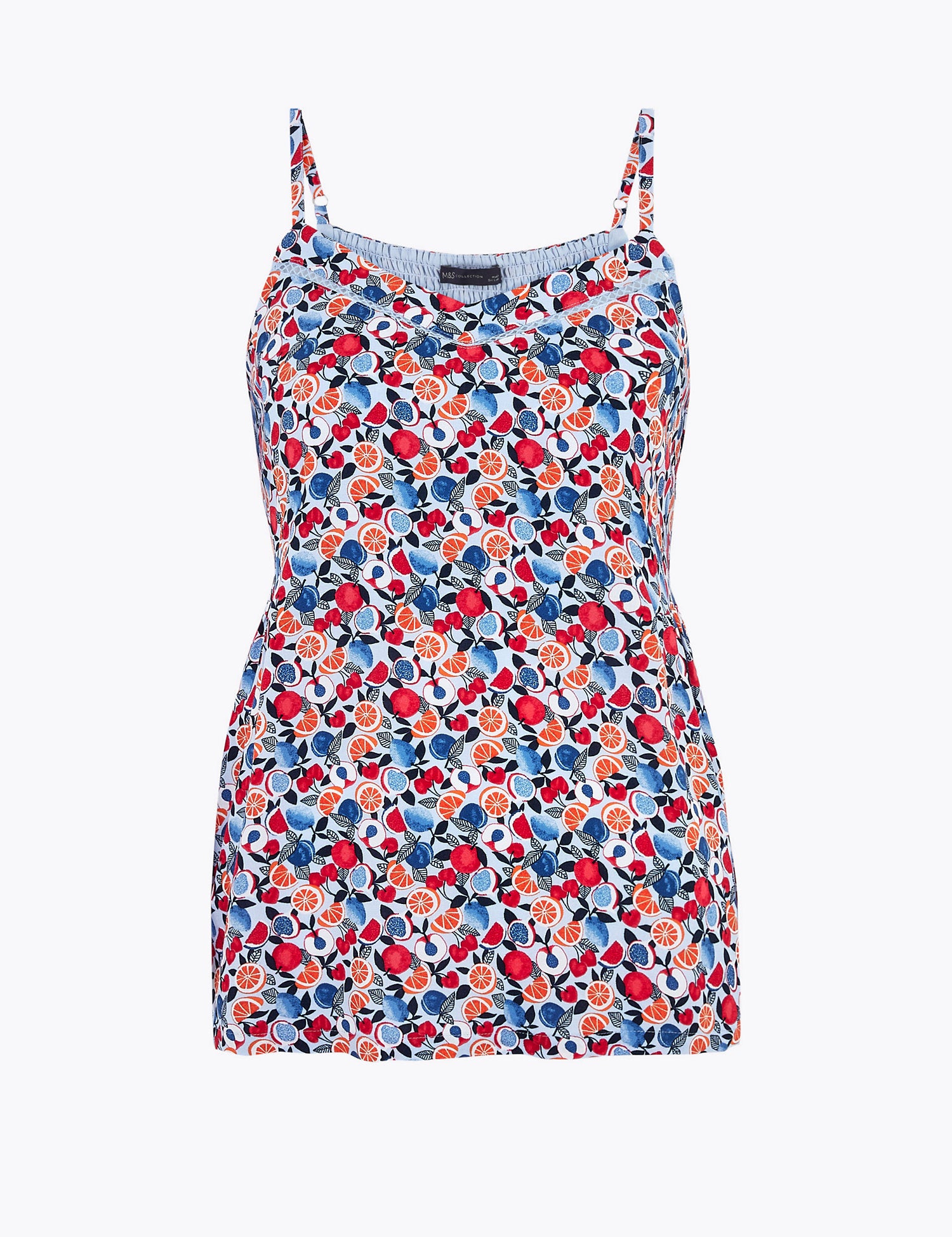 Fruit Print Sleeveless Camisole Top