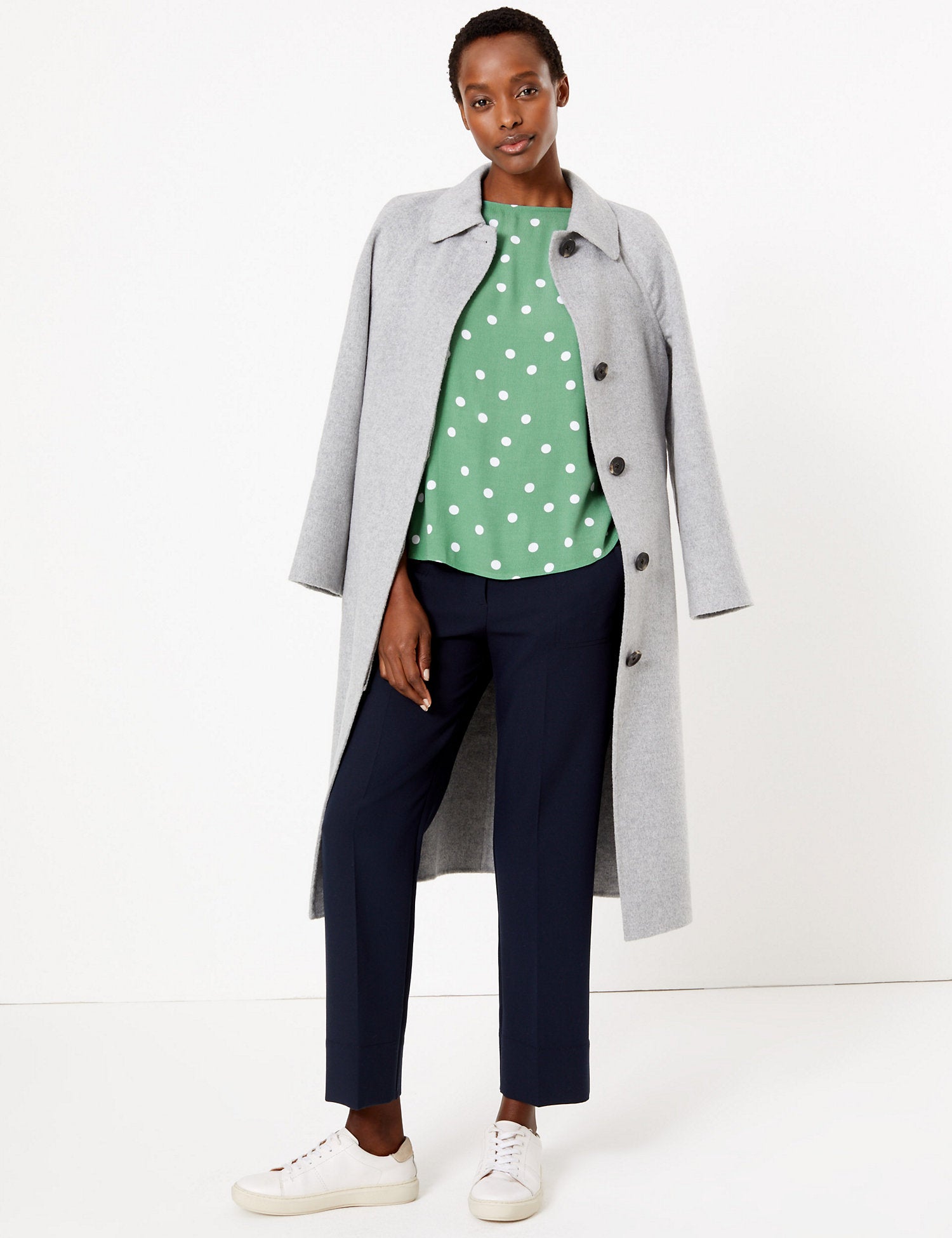 Polka Dot Long Sleeve Top
