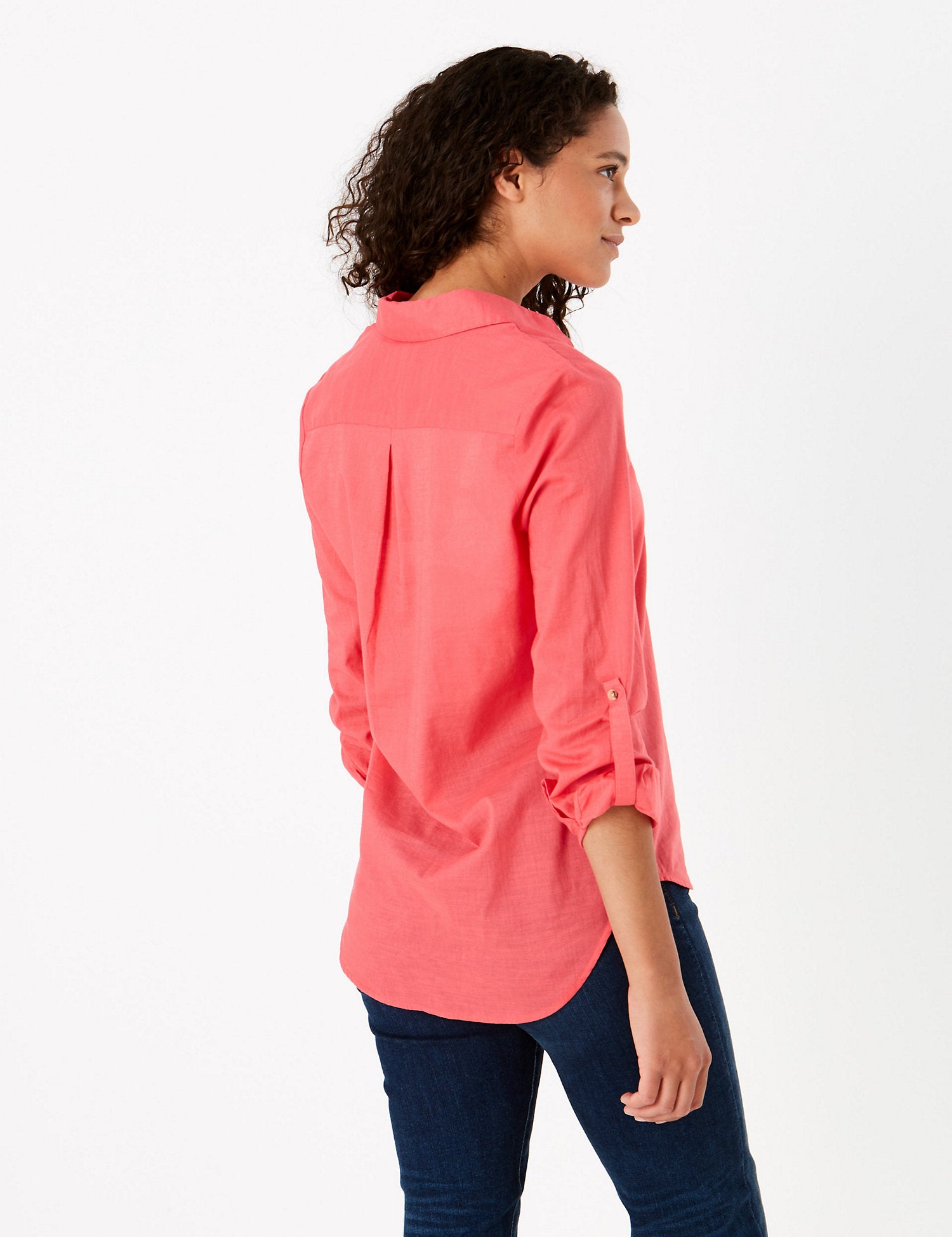 Pure Cotton Relaxed Long Sleeve Shirt