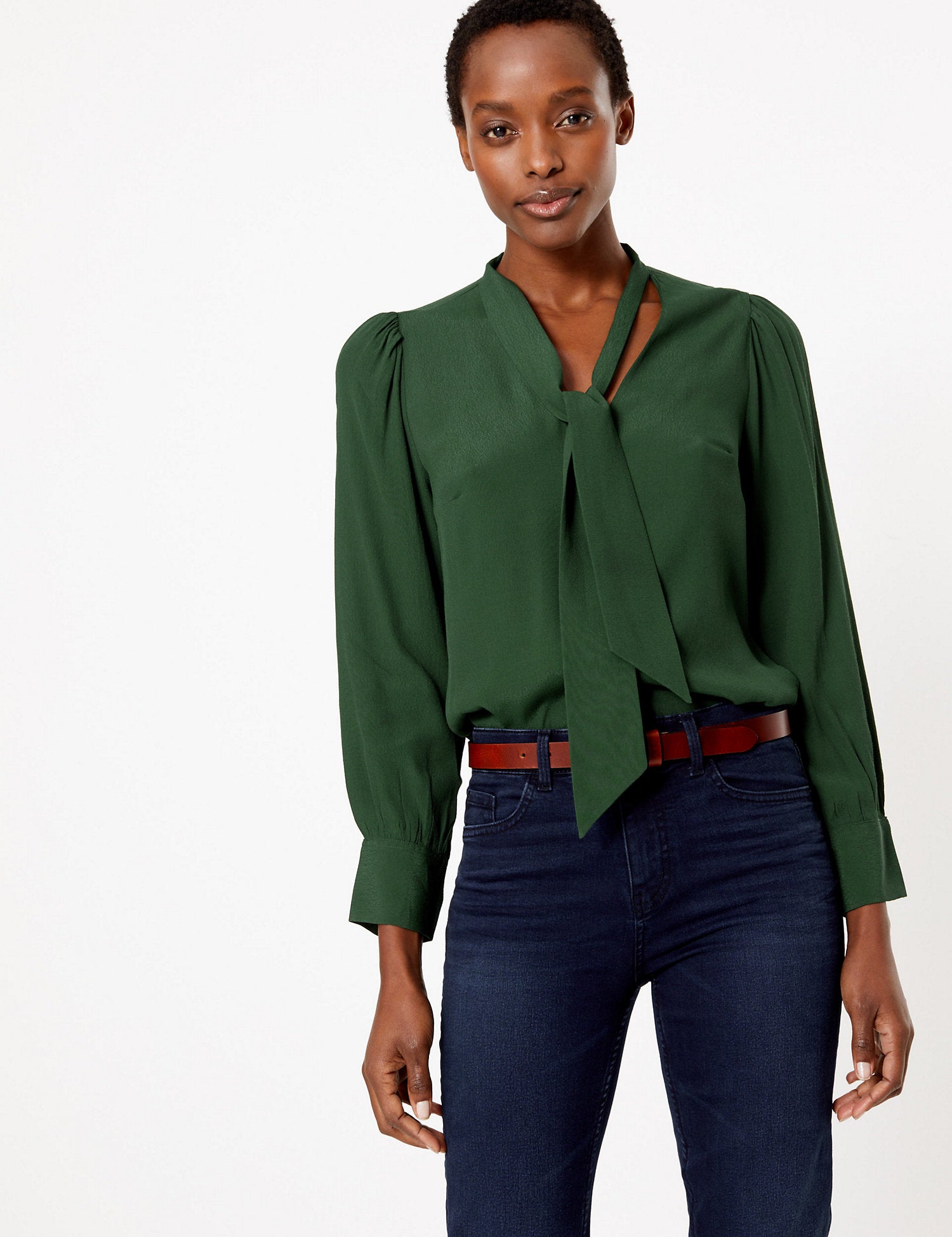 Tie Neck Blouse